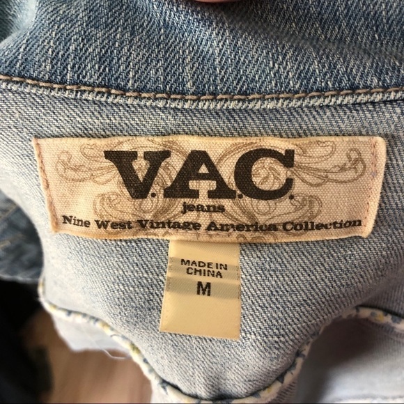 Nine West Vintage Collection Jean Jacket Medium - Picture 4 of 7